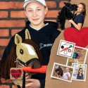 Hobby Horse Skippi - Karmel - duży koń na kiju - A3 - kantar w zestawie