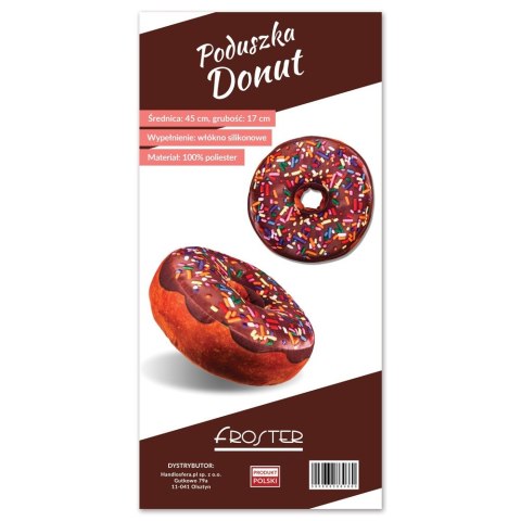 Poduszka Gigantyczny Donut Pączek prezent dla niej Poduszka Gigantyczny Donut Pączek prezent dla niej