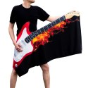 Ręcznik Gitara PLAŻOWY kąpielowy na plażę basen Ręcznik Gitara PLAŻOWY kąpielowy na plażę basen