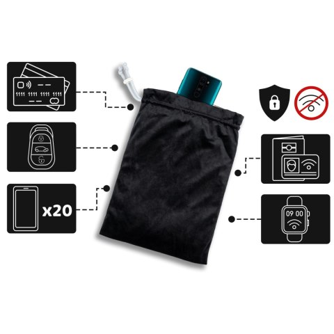 Signal Killer Worek Faradaya blokujący sygnał GSM Signal Killer Worek Faradaya blokujący sygnał GSM