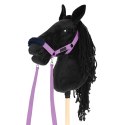 Skippi Kantar dla Hobby Horse - wodze, 2 wymienne futerka - lawendowy Skippi Kantar dla Hobby Horse - wodze, 2 wymienne futerka - lawendowy