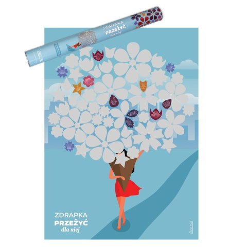 Zdrapka Przeżyć dla Niej plakat do zdrapywania Zdrapka Przeżyć dla Niej plakat do zdrapywania