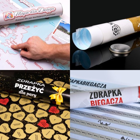 Zdrapka Przeżyć dla Niej plakat do zdrapywania Zdrapka Przeżyć dla Niej plakat do zdrapywania