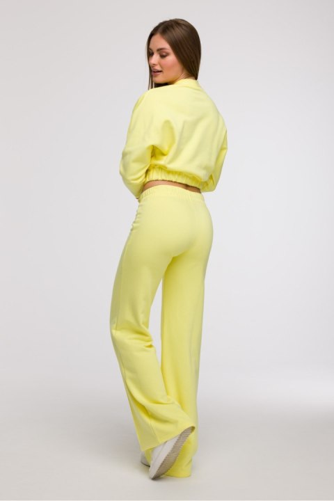 Spodnie Dresowe Model B296 Cytryna - BeWear BeWear Spodnie Dresowe Model B296 Cytryna - BeWear BeWear