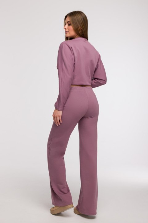 Spodnie Dresowe Model B296 Wrzos - BeWear BeWear Spodnie Dresowe Model B296 Wrzos - BeWear BeWear