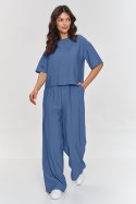 Spodnie Komplet Model M881 Blue Jeans - Makadamia Makadamia