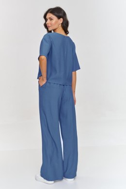 Spodnie Komplet Model M881 Blue Jeans - Makadamia Makadamia