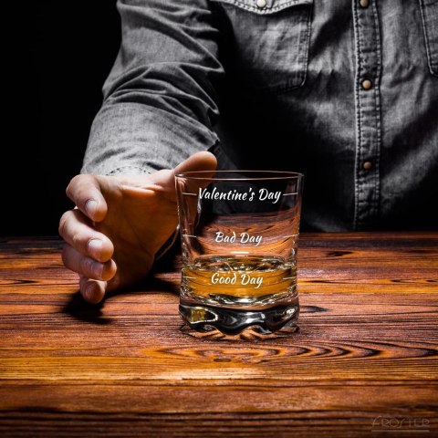 Szklanka do whisky Valentine's Day WALENTYNKI Szklanka do whisky Valentine's Day WALENTYNKI