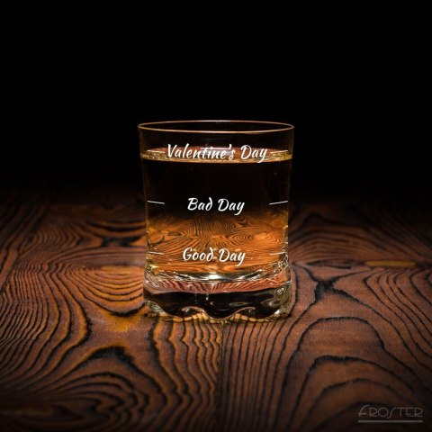 Szklanka do whisky Valentine's Day WALENTYNKI Szklanka do whisky Valentine's Day WALENTYNKI