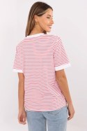 Bluzka Modeel MI-BZ-M6312-3.77 Red - Italy Moda Italy Moda Bluzka Modeel MI-BZ-M6312-3.77 Red - Italy Moda Italy Moda