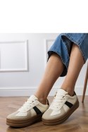 Buty Sportowe Model Serila X3032 Beige - PRIMO PRIMO Buty Sportowe Model Serila X3032 Beige - PRIMO PRIMO