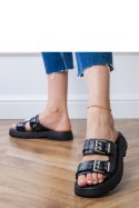 Sandał Klapki Model Liluna DFY-9 Black - PRIMO PRIMO Sandał Klapki Model Liluna DFY-9 Black - PRIMO PRIMO
