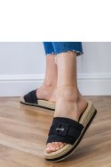 Sandał Klapki Model Lunda LOLO28 Black - PRIMO PRIMO Sandał Klapki Model Lunda LOLO28 Black - PRIMO PRIMO