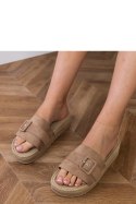 Sandał Klapki Model Lunda LOLO28 Brown - PRIMO PRIMO Sandał Klapki Model Lunda LOLO28 Brown - PRIMO PRIMO