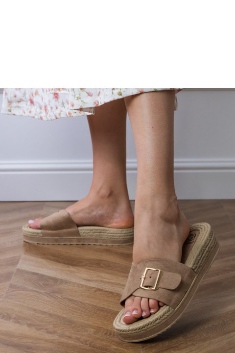Sandał Klapki Model Umsa LOLO27 Brown - PRIMO PRIMO Sandał Klapki Model Umsa LOLO27 Brown - PRIMO PRIMO