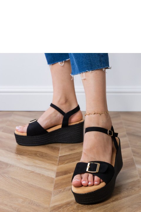 Sandały Model Sarni LOLO22 Black - PRIMO PRIMO Sandały Model Sarni LOLO22 Black - PRIMO PRIMO