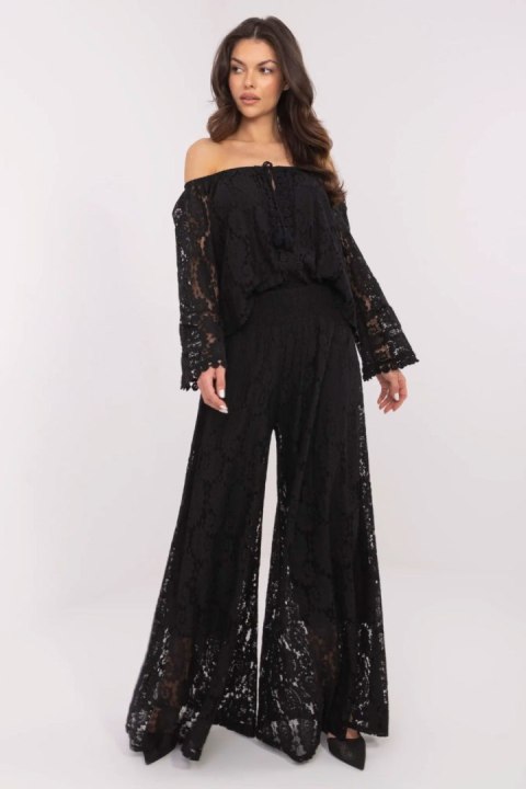 Spodnie Damskie Model MI-SP-88501.81 Black - Italy Moda Italy Moda