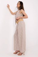 Spodnie Komplet Model DHJ-KMPL-20882.66 Dark Beige - Italy Moda Italy Moda