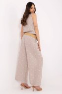 Spodnie Komplet Model DHJ-KMPL-20882.66 Dark Beige - Italy Moda Italy Moda