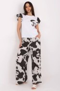 Spodnie Komplet Model MI-KMPL-M58091.88 Black/White - Italy Moda Italy Moda Spodnie Komplet Model MI-KMPL-M58091.88 Black/White - Italy Moda Italy Moda