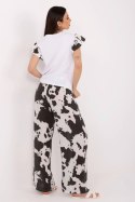 Spodnie Komplet Model MI-KMPL-M58091.88 Black/White - Italy Moda Italy Moda Spodnie Komplet Model MI-KMPL-M58091.88 Black/White - Italy Moda Italy Moda