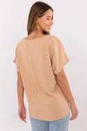 T-shirt Damski Model CLM-TS-0023.94 Camel - Factory Price Factory Price T-shirt Damski Model CLM-TS-0023.94 Camel - Factory Price Factory Price