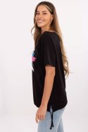 T-shirt Damski Model CLM-TS-1019.79 Black - Factory Price Factory Price T-shirt Damski Model CLM-TS-1019.79 Black - Factory Price Factory Price