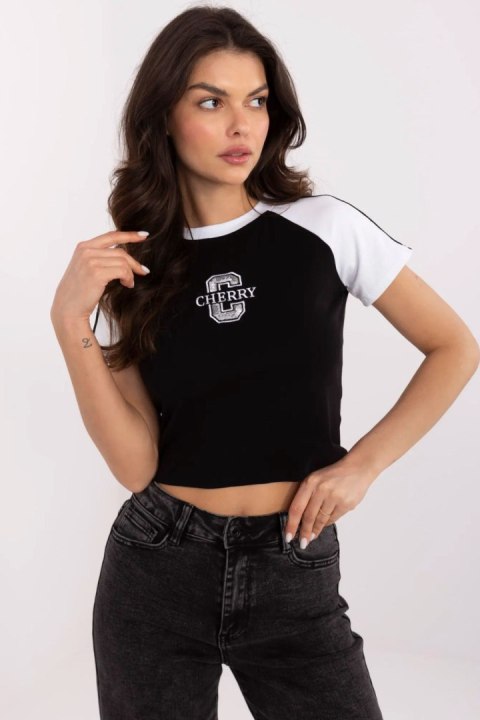 T-shirt Damski Model NM-TS-NG3772.82 Black/White - NM NM T-shirt Damski Model NM-TS-NG3772.82 Black/White - NM NM