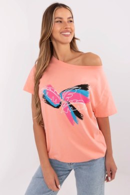 Tshirt Damski Model CLM-TS-1019.79 Coral - Factory Price Factory Price