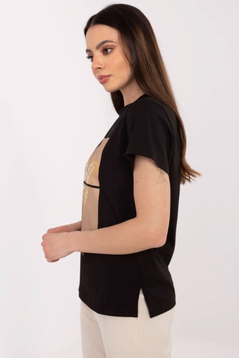 Tshirt Damski Model CLM-TS-1704.85 Black - Factory Price Factory Price Tshirt Damski Model CLM-TS-1704.85 Black - Factory Price Factory Price