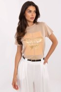 Tshirt Damski Model CLM-TS-1704.85 Camel - Factory Price Factory Price