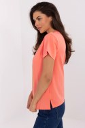 Tshirt Damski Model CLM-TS-1704.85 Orange - Factory Price Factory Price Tshirt Damski Model CLM-TS-1704.85 Orange - Factory Price Factory Price