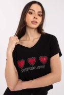 Tshirt Damski Model CLM-TS-1708.83 Black - Factory Price Factory Price Tshirt Damski Model CLM-TS-1708.83 Black - Factory Price Factory Price