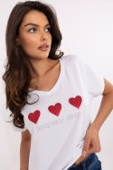 Tshirt Damski Model CLM-TS-1708.83 White - Factory Price Factory Price Tshirt Damski Model CLM-TS-1708.83 White - Factory Price Factory Price