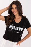 Tshirt Damski Model CLM-TS-1726.87 Black - Factory Price Factory Price Tshirt Damski Model CLM-TS-1726.87 Black - Factory Price Factory Price