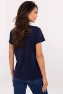 Tshirt Damski Model CLM-TS-1726.87 Navy - Factory Price Factory Price Tshirt Damski Model CLM-TS-1726.87 Navy - Factory Price Factory Price