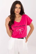 Tshirt Damski Model CLM-TS-1727.90 Fuksja - Factory Price Factory Price Tshirt Damski Model CLM-TS-1727.90 Fuksja - Factory Price Factory Price