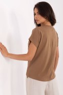Tshirt Damski Model CLM-TS-1729.86 Light Brown - Factory Price Factory Price
