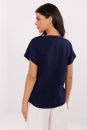 Tshirt Damski Model CLM-TS-1729.86 Navy - Factory Price Factory Price Tshirt Damski Model CLM-TS-1729.86 Navy - Factory Price Factory Price