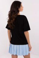 Tshirt Damski Model MI-TS-M3221-1.20P Black - Italy Moda Italy Moda Tshirt Damski Model MI-TS-M3221-1.20P Black - Italy Moda Italy Moda