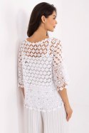 Bluzka Model MI-BZ-9007.77 White - Italy Moda Italy Moda Bluzka Model MI-BZ-9007.77 White - Italy Moda Italy Moda