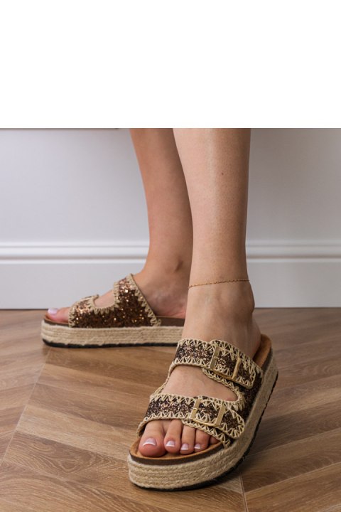 Sandał Klapki Model Induri X5-382 Brown - PRIMO PRIMO Sandał Klapki Model Induri X5-382 Brown - PRIMO PRIMO