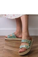 Sandał Klapki Model Induri X5-382 Green - PRIMO PRIMO