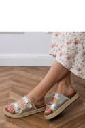 Sandał Klapki Model Induri X5-382 Silver - PRIMO PRIMO