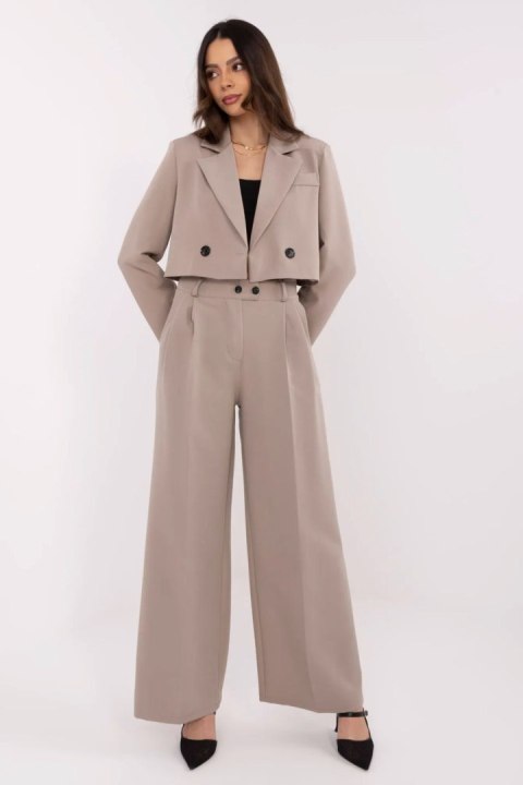 Spodnie Komplet Model DHJ-KMPL-A9019.68 Dark Beige - Italy Moda Italy Moda