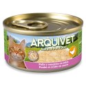 ARQUIVET puszka dla kota kurczak w sosie z paluszkami krabowymi 80g ARQUIVET puszka dla kota kurczak w sosie z paluszkami krabowymi 80g