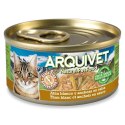 Arquivet Puszka dla kota z tuńczykiem i sardelką 24 x 80 g Arquivet Puszka dla kota z tuńczykiem i sardelką 24 x 80 g