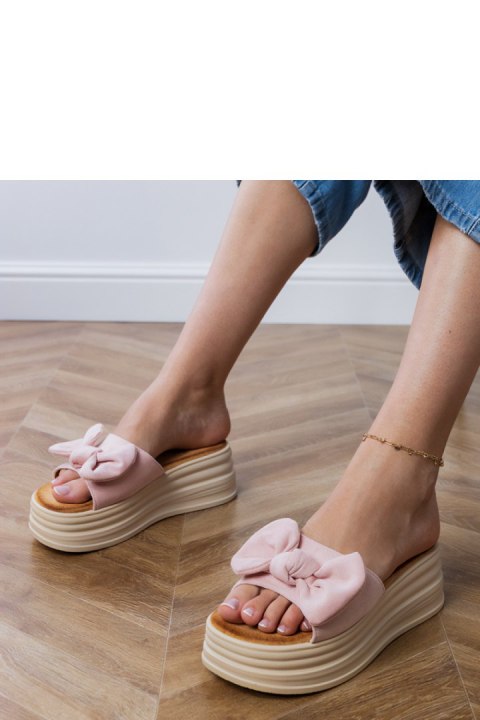Sandał Klapki Model Ados LX9601 Pink - PRIMO PRIMO Sandał Klapki Model Ados LX9601 Pink - PRIMO PRIMO