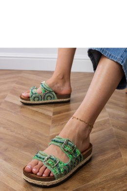 Sandał Klapki Model Zebrina X5-390 Green - PRIMO PRIMO