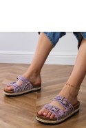 Sandał Klapki Model Zebrina X5-390 Violet - PRIMO PRIMO